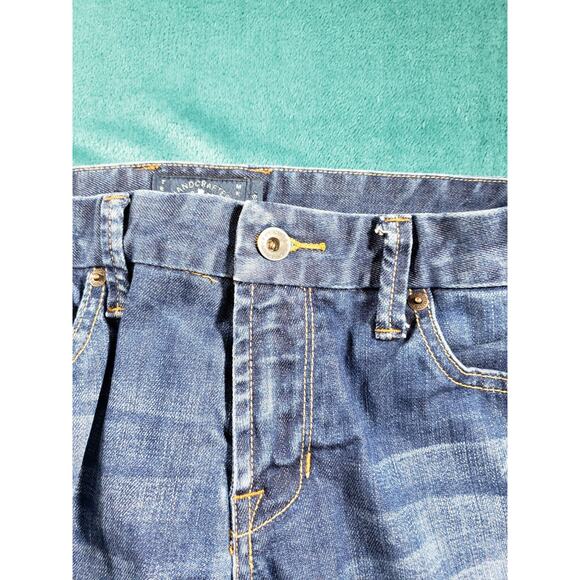 Lucky Brand Jeans Size 8 Womens Blue Stretch Medium Wash Mid Rise Sweet Crop - Picture 7 of 13